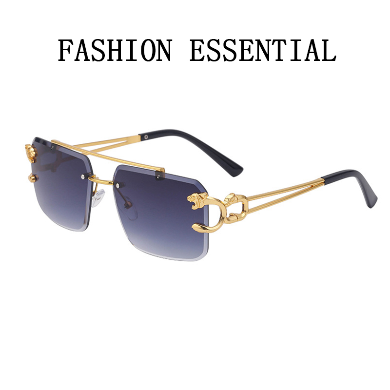 Unisex Retro Rimless Sunglasses Steampunk Sunglasses Punk Fashion Glasses Vintage Shades Gafas De Sol Sonnenbrill Sun