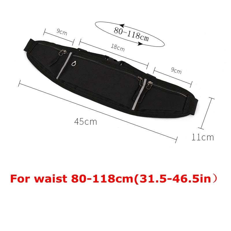 Unisex Running Belt Phone Holder Pouch