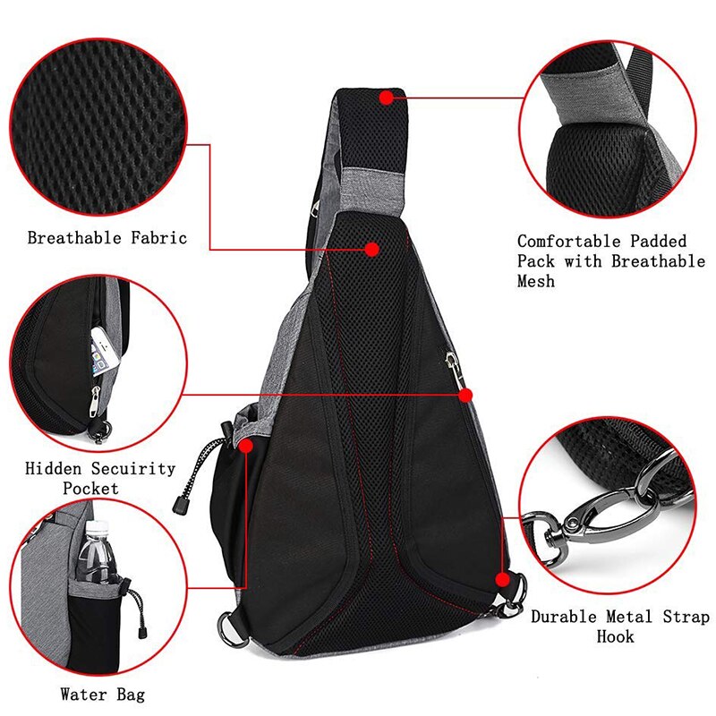 Unisex Sling Bag Chest Bag Unisex Sling Bag Chest Bag