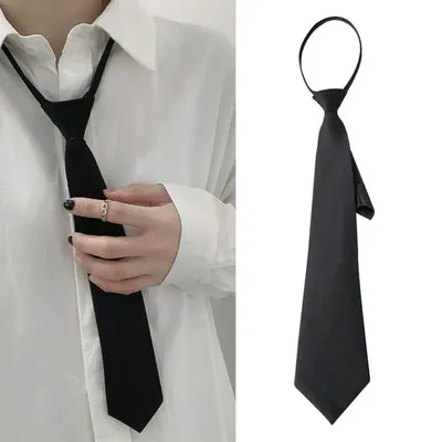 Unisex Ties Retro Silky Narrow Neck Tie Slim Smooth Bow Tie Korean Style Simple Elegant All-match