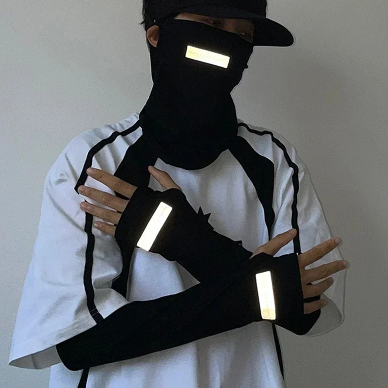 Unisex UV Protection Ice Sleeves Summer Sun Protection Arm Sleeves Outdoor Cycling Driving Arm Sleeves Gloves Sweat