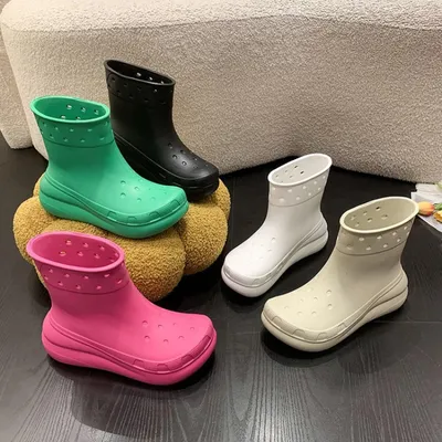 Unisex Waterproof Rubber Rain Boots