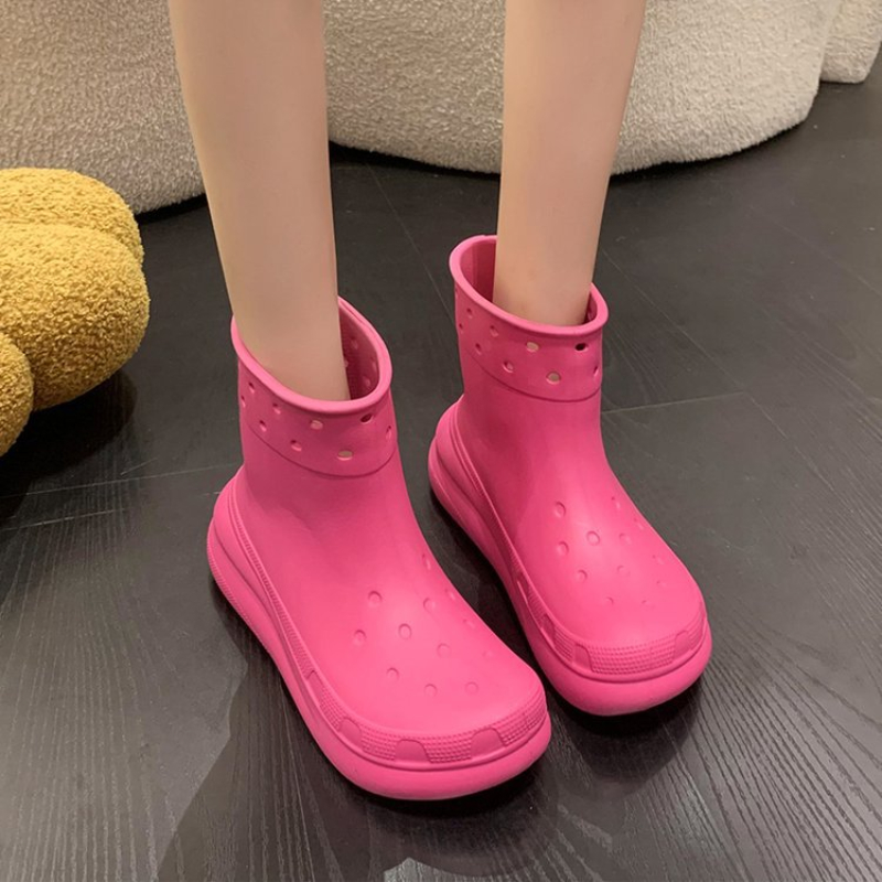 Unisex Waterproof Rubber Rain Boots