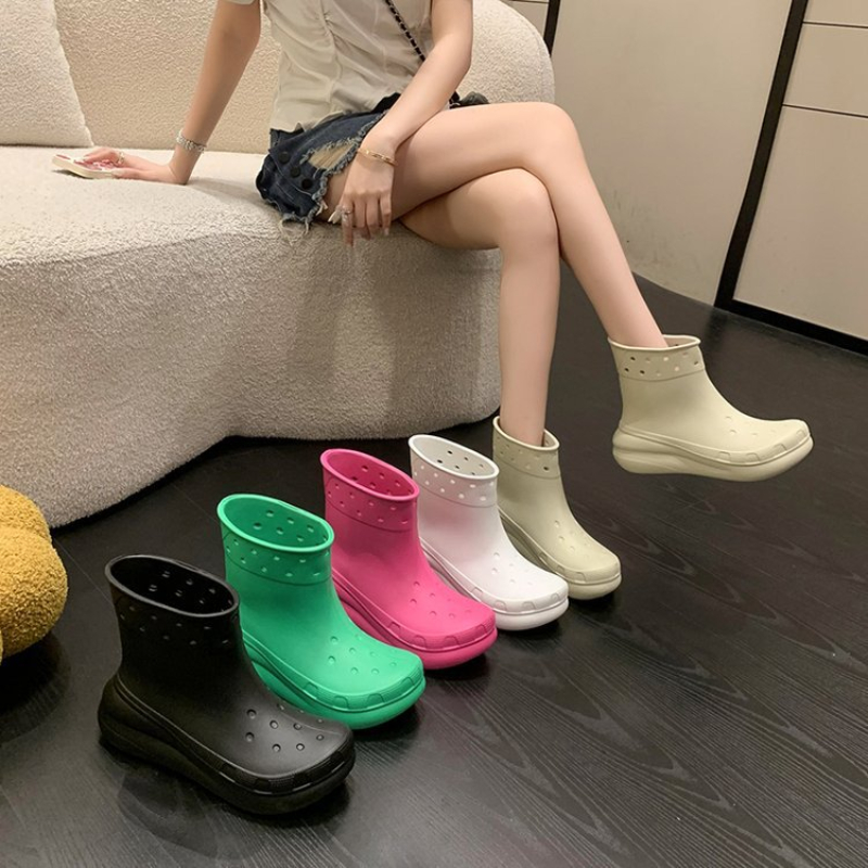Unisex Waterproof Rubber Rain Boots