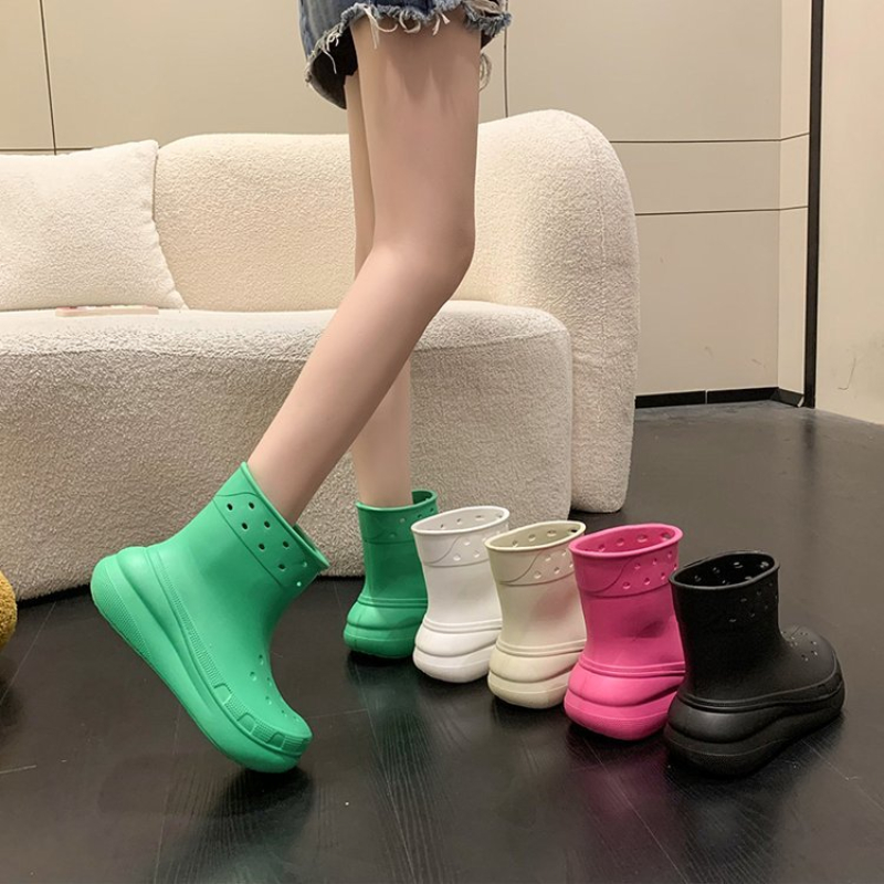 Unisex Waterproof Rubber Rain Boots