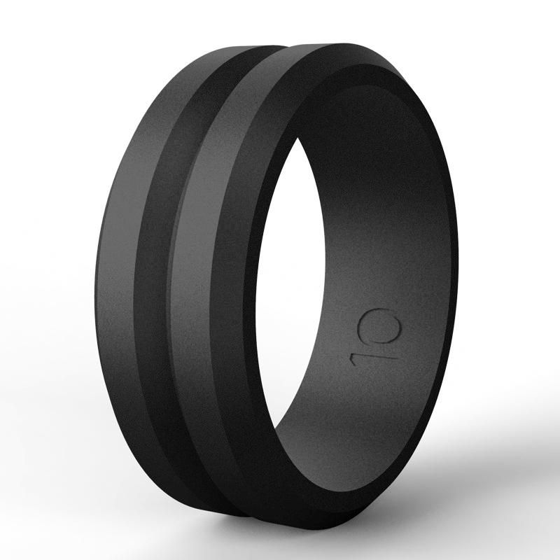 Unisex Wedding Rubber Band Silicone Ring Unisex Wedding Rubber Band Silicone Ring