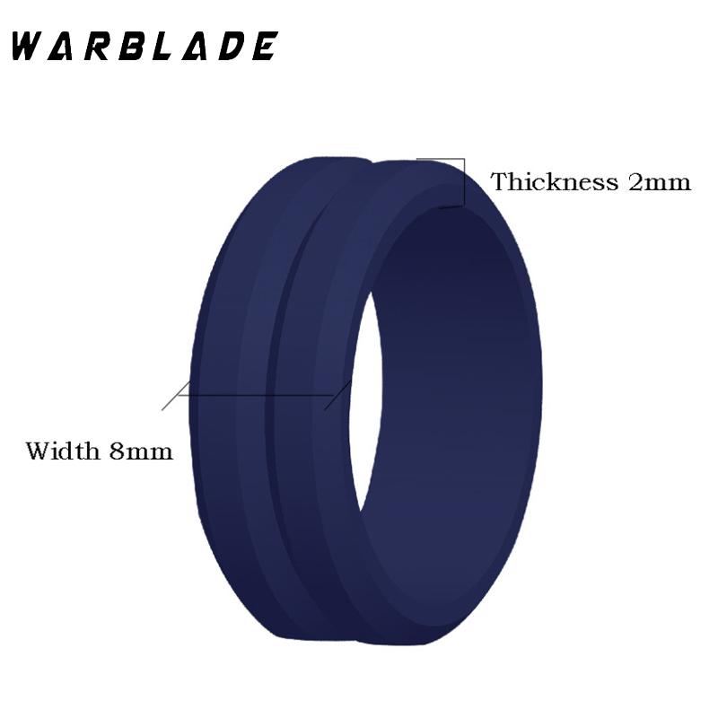 Unisex Wedding Rubber Band Silicone Ring