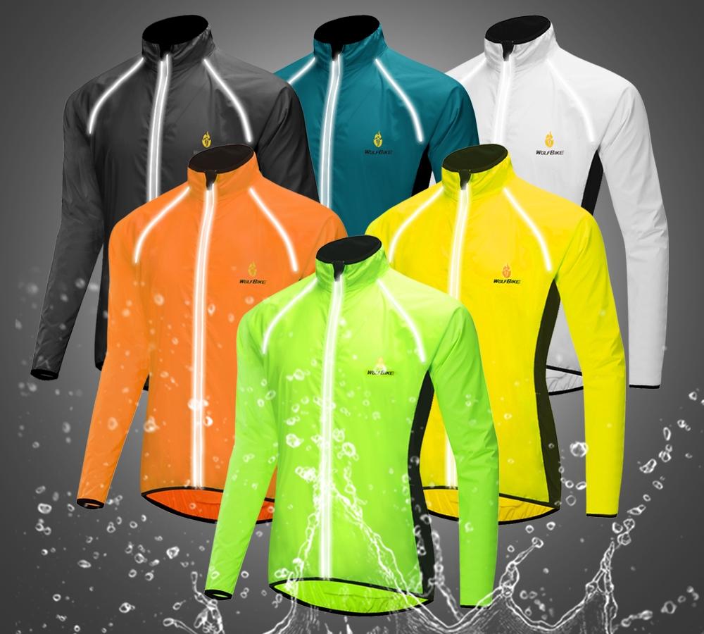 Unisex Windproof Reflective Cycling Jacket Unisex Windproof Reflective Cycling Jacket