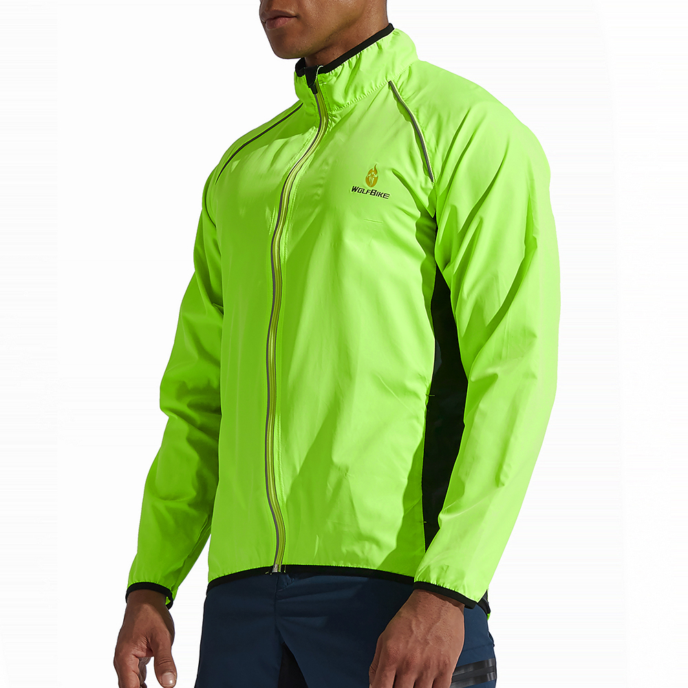 Unisex Windproof Reflective Cycling Jacket Unisex Windproof Reflective Cycling Jacket