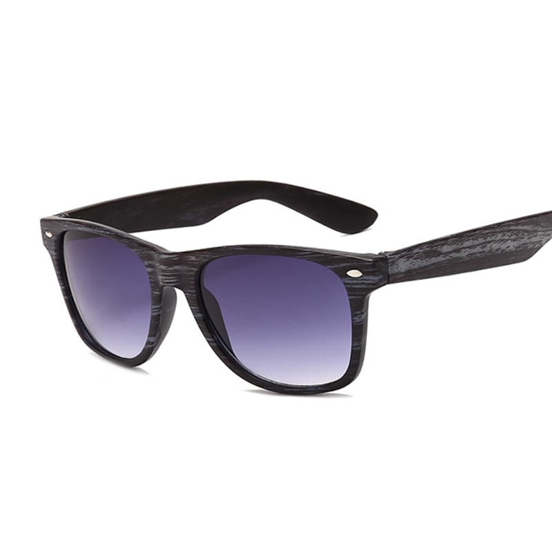 Unisex Wood Grain Sunglasses