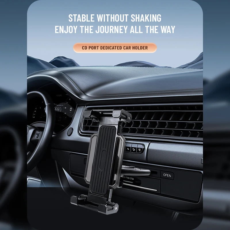 Universal 4-13 inch Tablet Stand Car CD Slot 360° Rotating Mount Holder For Ipad Pro Air 11 Xiaomi Samsung Huawei Tab