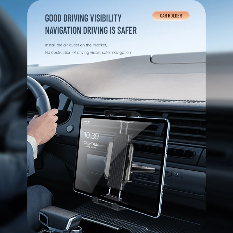 Universal 4-13 inch Tablet Stand Car CD Slot 360° Rotating Mount Holder For Ipad Pro Air 11 Xiaomi Samsung Huawei Tab