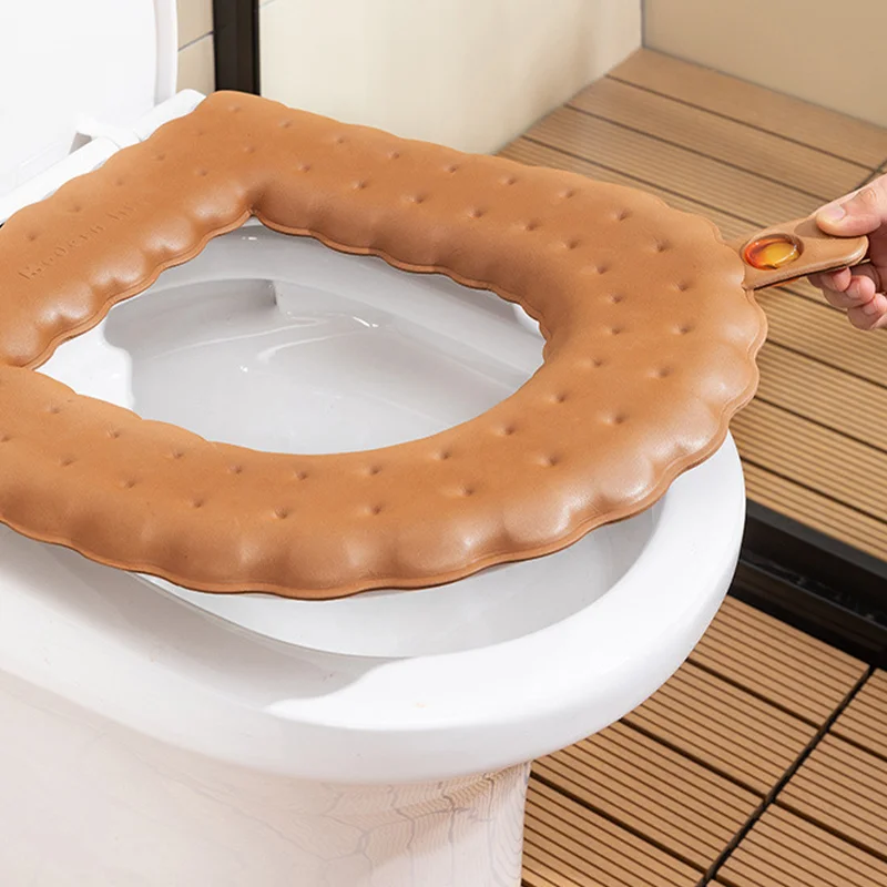 Universal Aromatherapy Toilet Seat Cushion Cover Large Waterproof Washable Adhesive Four Season Household Toilet Seat Universal Aromatherapy Toilet Seat Cushion Cover Large Waterproof Washable Adhesive Four Season Household Toilet Seat