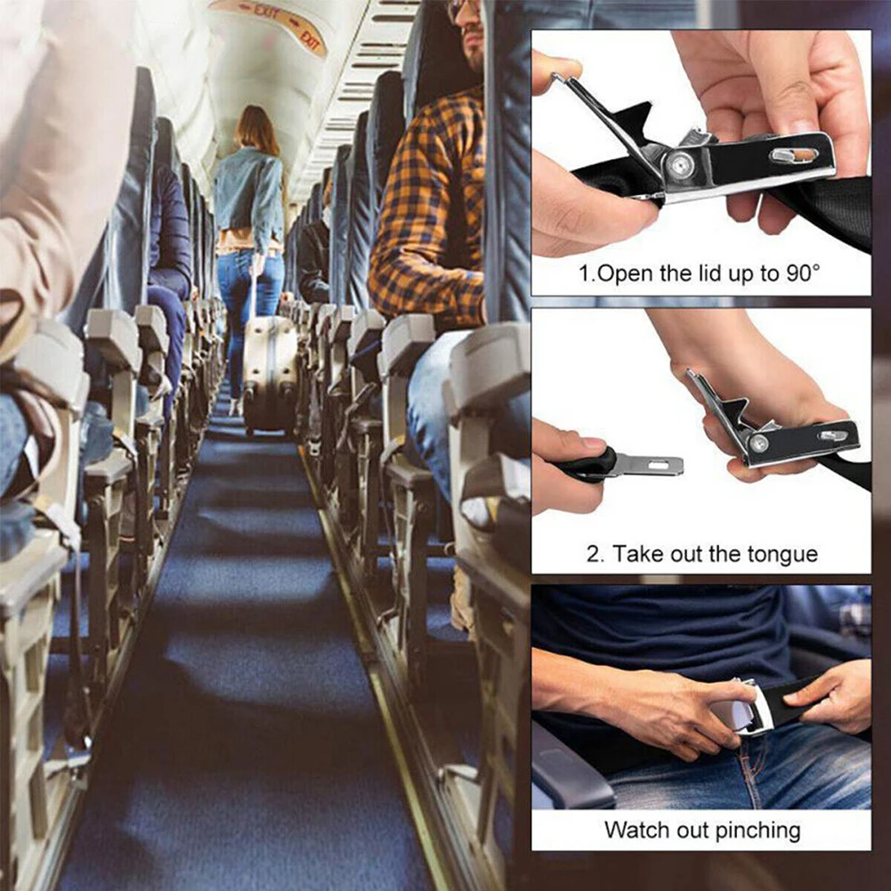 Universal Aviation Aircraft Seat Extended Lengthened Safety Belt For Kids,Pregnant,Big Body Size People