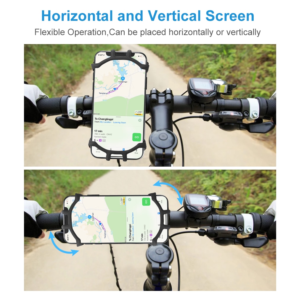 Universal Bicycle Phone Holder Handlebar Mount Universal Bicycle Phone Holder Handlebar Mount