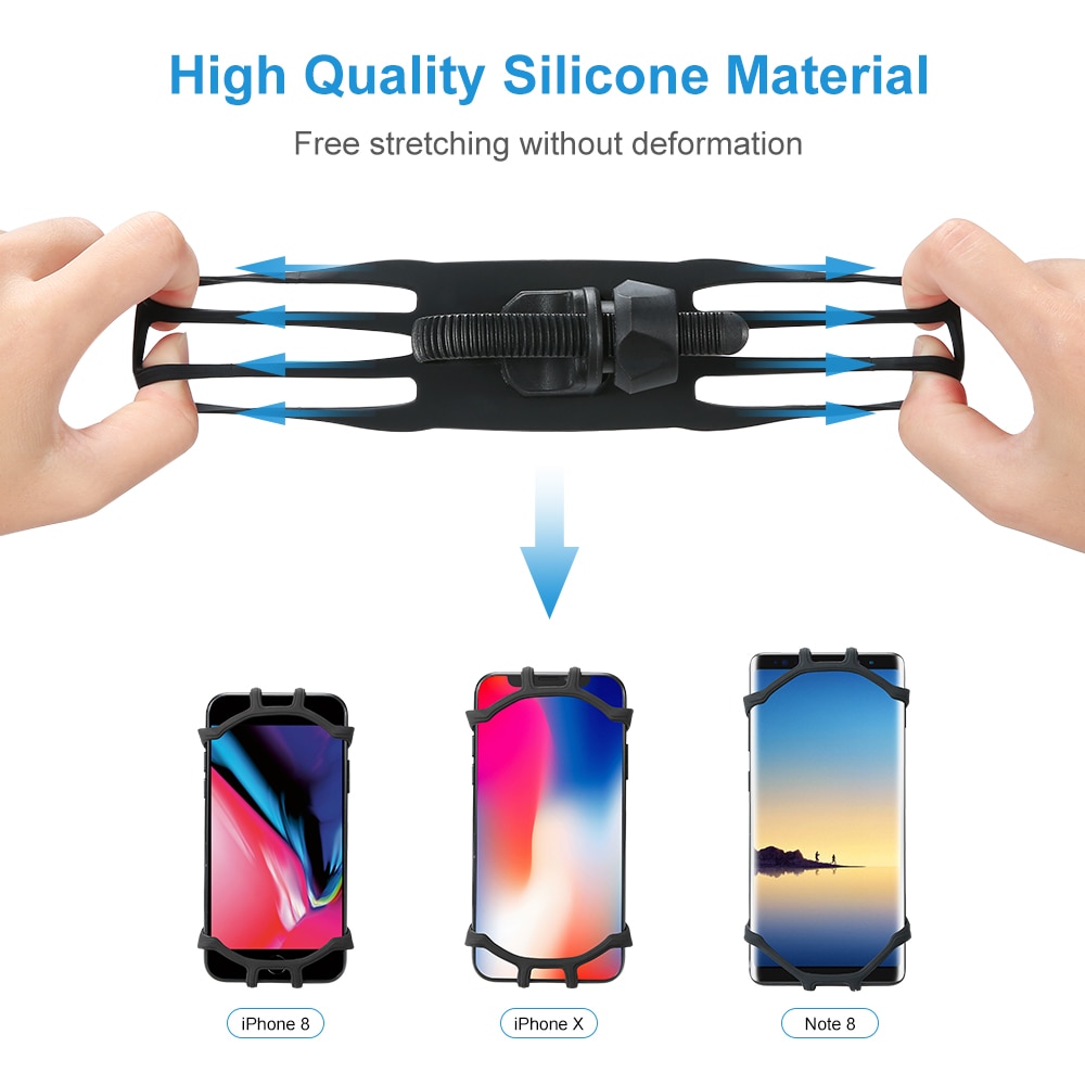 Universal Bicycle Phone Holder Handlebar Mount Universal Bicycle Phone Holder Handlebar Mount