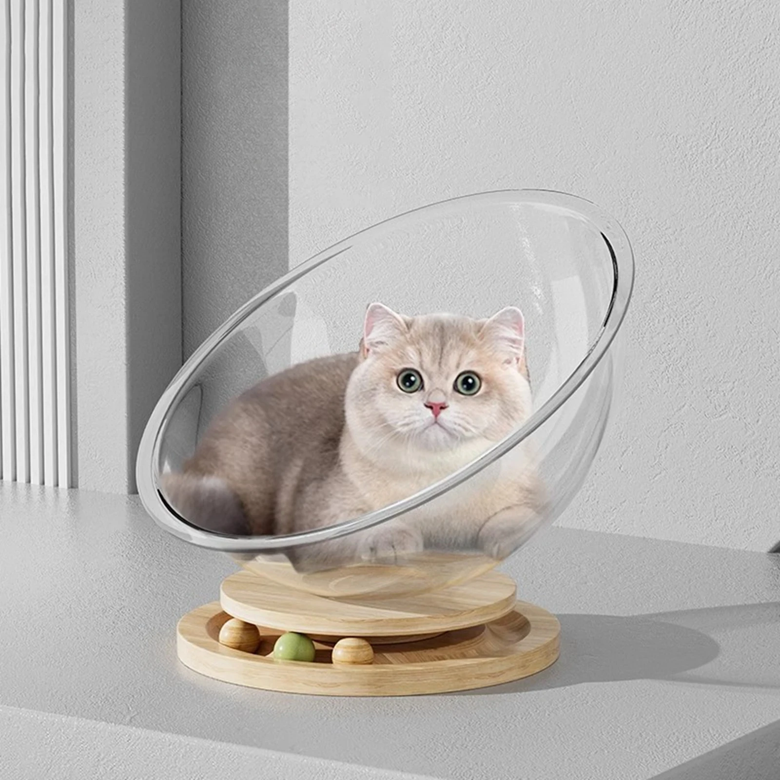 Universal Capsule Removable Cat Bed, Sleeping Nest, Clear Cat House Cover, All-season וniversal, Hammock Kitten Universal Capsule Removable Cat Bed, Sleeping Nest, Clear Cat House Cover, All-season וniversal, Hammock Kitten