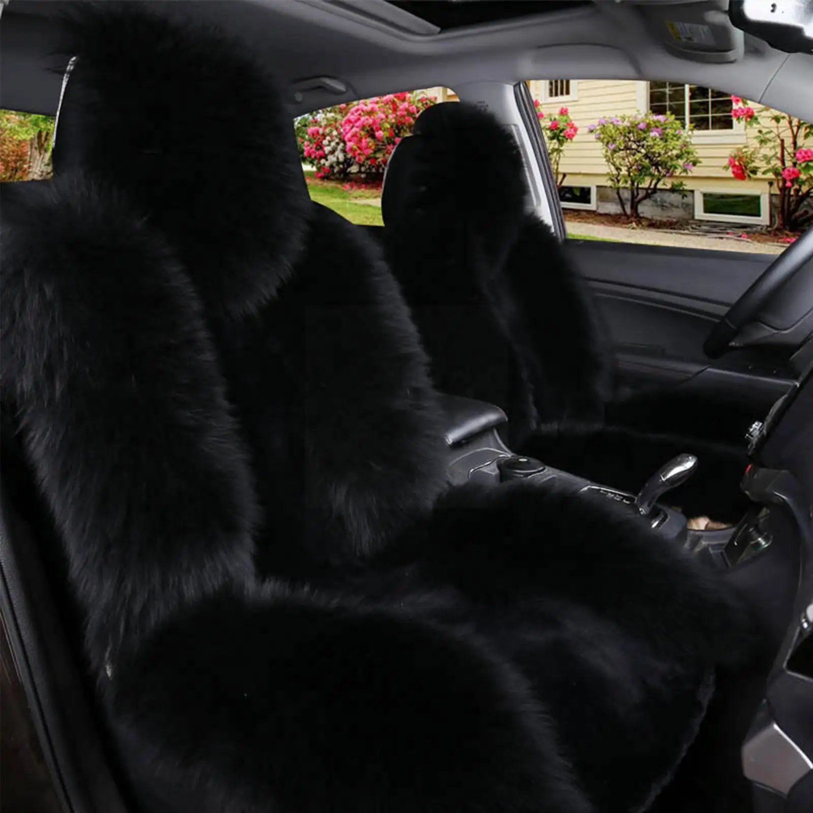 Universal Car Front Seat Covers Australian Wool Autumn Auto Seat Warm Cushion Fur Interior Winter Accessories M5E5 Universal Car Front Seat Covers Australian Wool Autumn Auto Seat Warm Cushion Fur Interior Winter Accessories M5E5