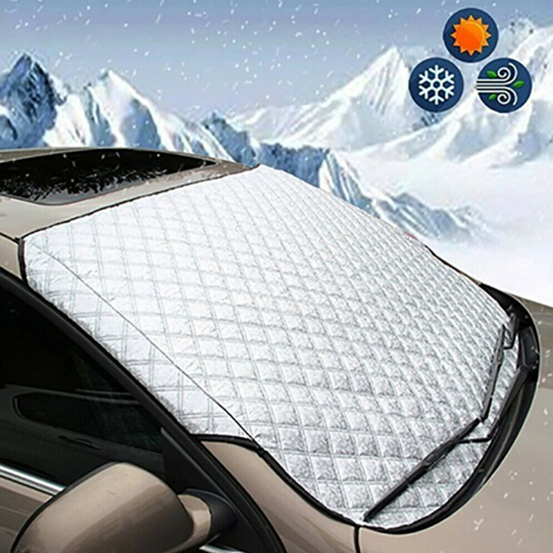 Universal Car Front Windshield Cover Auto Sunshade Snow Ice Protection Cover Winter Summer Windshield Shield Universal Car Front Windshield Cover Auto Sunshade Snow Ice Protection Cover Winter Summer Windshield Shield
