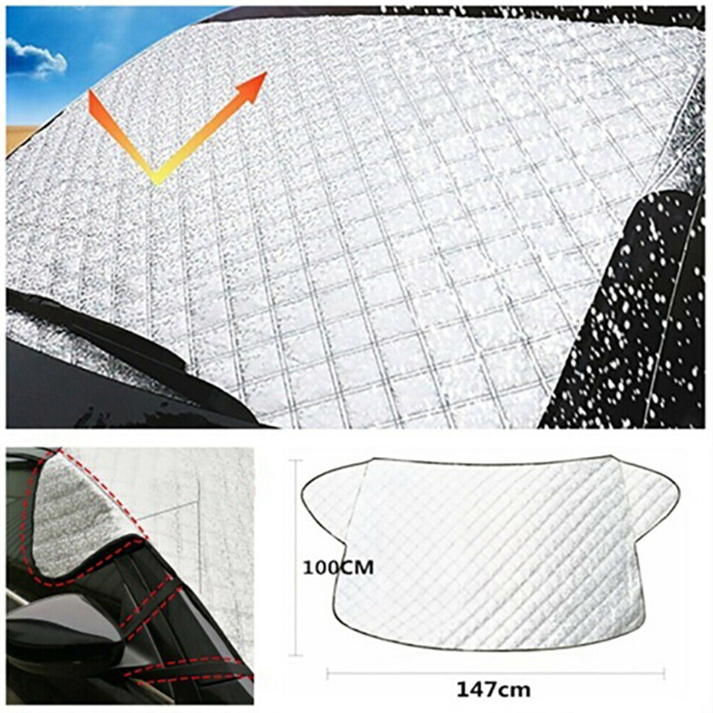 Universal Car Front Windshield Cover Auto Sunshade Snow Ice Protection Cover Winter Summer Windshield Shield Universal Car Front Windshield Cover Auto Sunshade Snow Ice Protection Cover Winter Summer Windshield Shield