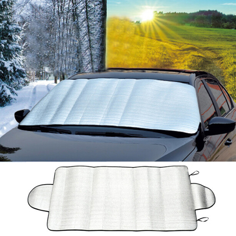 Universal Car Front Windshield Cover Auto Sunshade Snow Ice Protection Cover Winter Summer Windshield Shield Universal Car Front Windshield Cover Auto Sunshade Snow Ice Protection Cover Winter Summer Windshield Shield