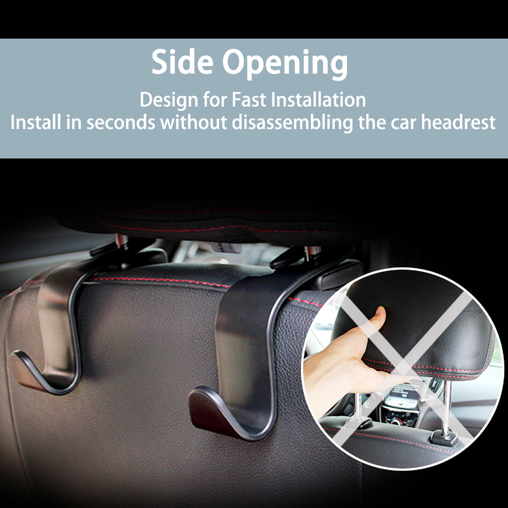 Universal Car Headrest Hooks (4 pcs) Universal Car Headrest Hooks (4 pcs)