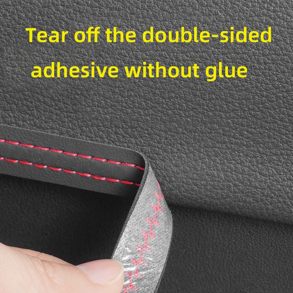 Universal Car Mouldings Trim Pu Leather DIY Braid Decorative Line Strip For Door Dashboard Sticker Car Interior