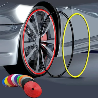 Universal Car Rim Protect Strip Wheel Edge Protector Car Wheel Sticker Tire Protection Care Covers Car Styling Universal Car Rim Protect Strip Wheel Edge Protector Car Wheel Sticker Tire Protection Care Covers Car Styling