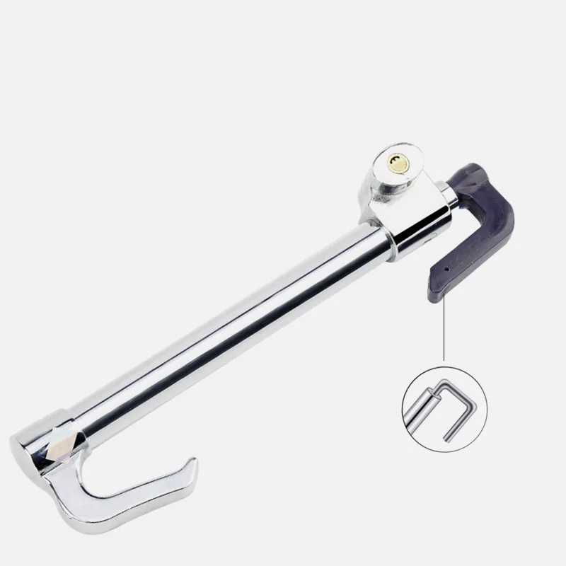 Universal Car Steering Wheel Anti-theft Lock Brake Lock Anti-cut Pedal Lock Steel Clutch Lock Retractable Double Hook Universal Car Steering Wheel Anti-theft Lock Brake Lock Anti-cut Pedal Lock Steel Clutch Lock Retractable Double Hook