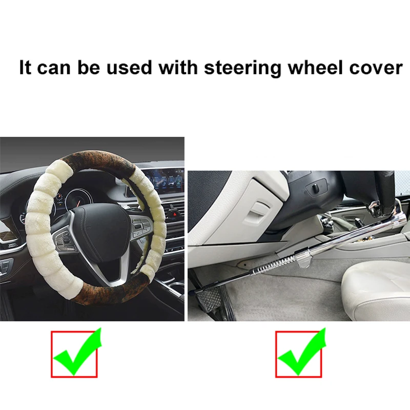 Universal Car Steering Wheel Anti-theft Lock Brake Lock Anti-cut Pedal Lock Steel Clutch Lock Retractable Double Hook Universal Car Steering Wheel Anti-theft Lock Brake Lock Anti-cut Pedal Lock Steel Clutch Lock Retractable Double Hook