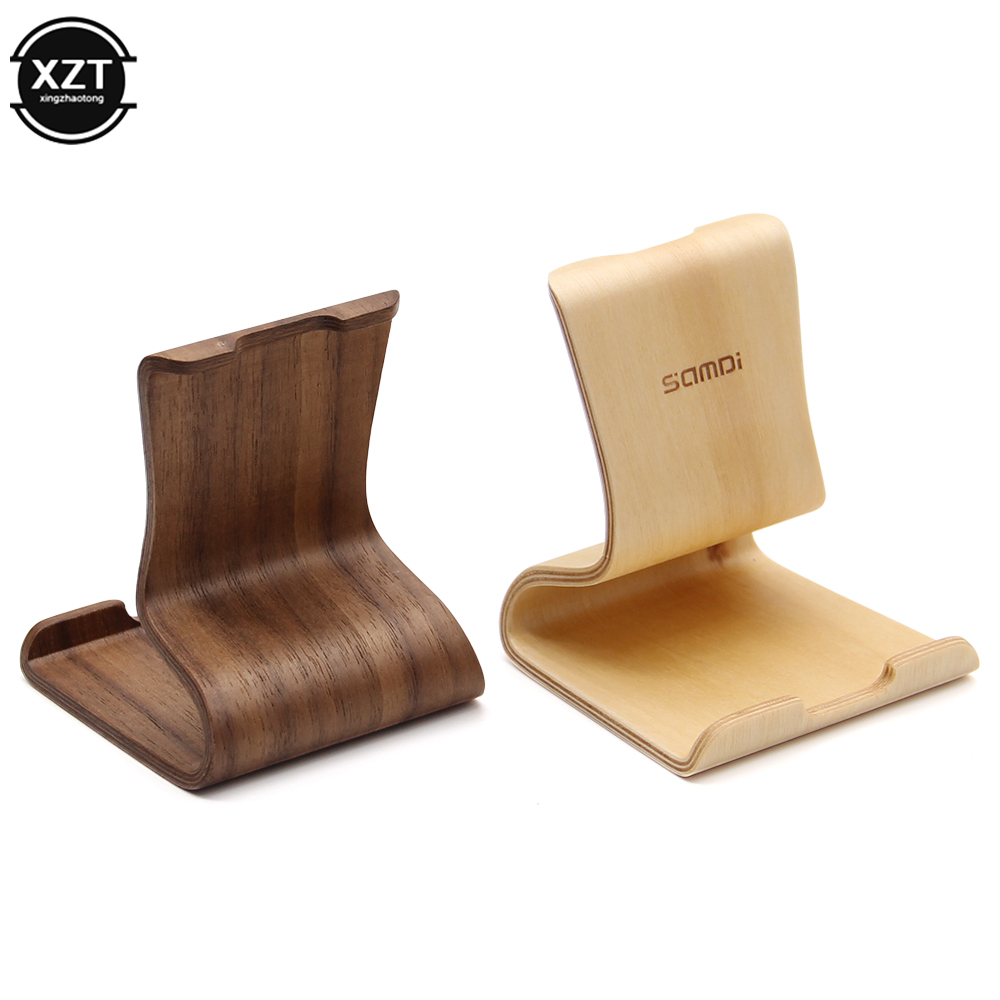 Universal Desk Phone Wood Stand