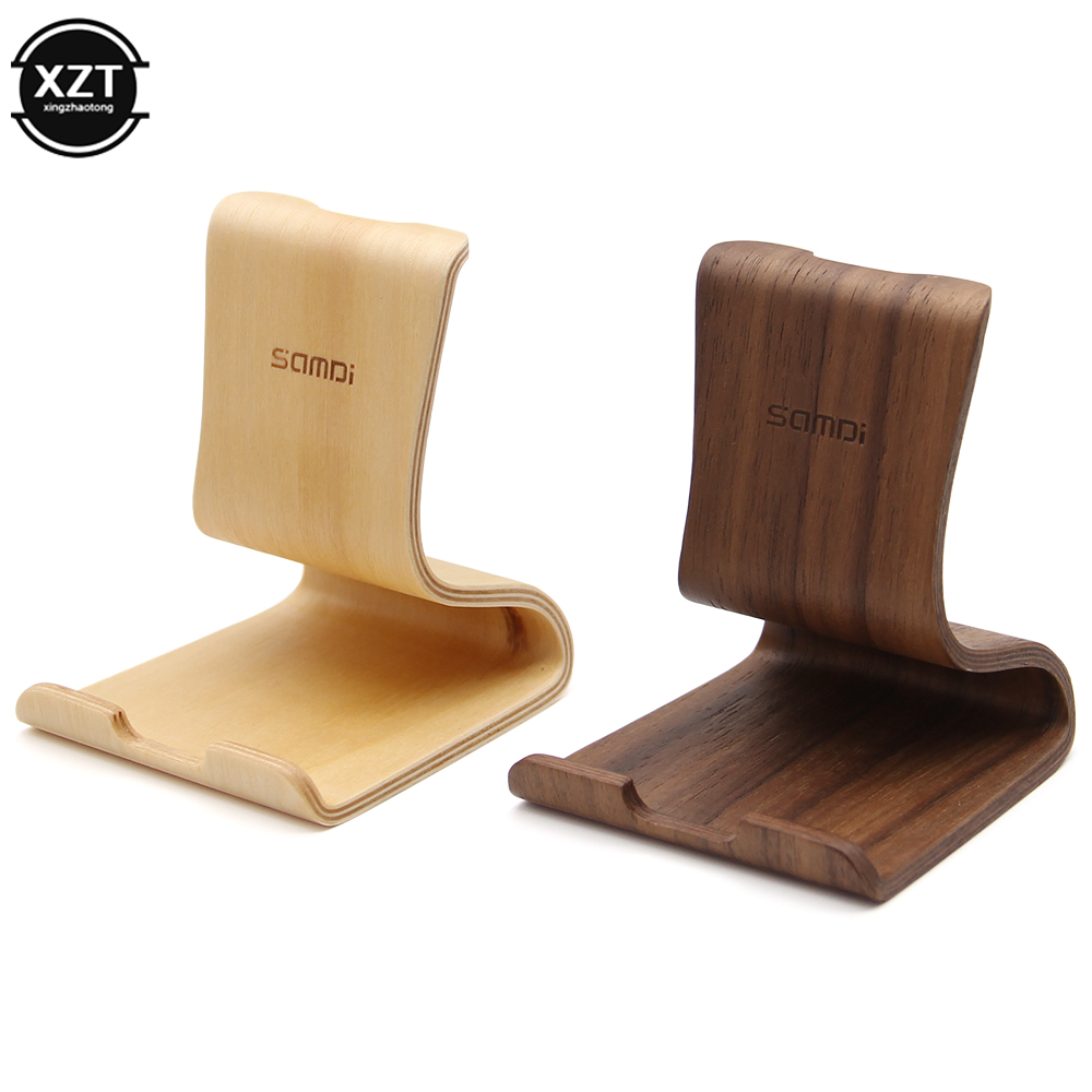 Universal Desk Phone Wood Stand