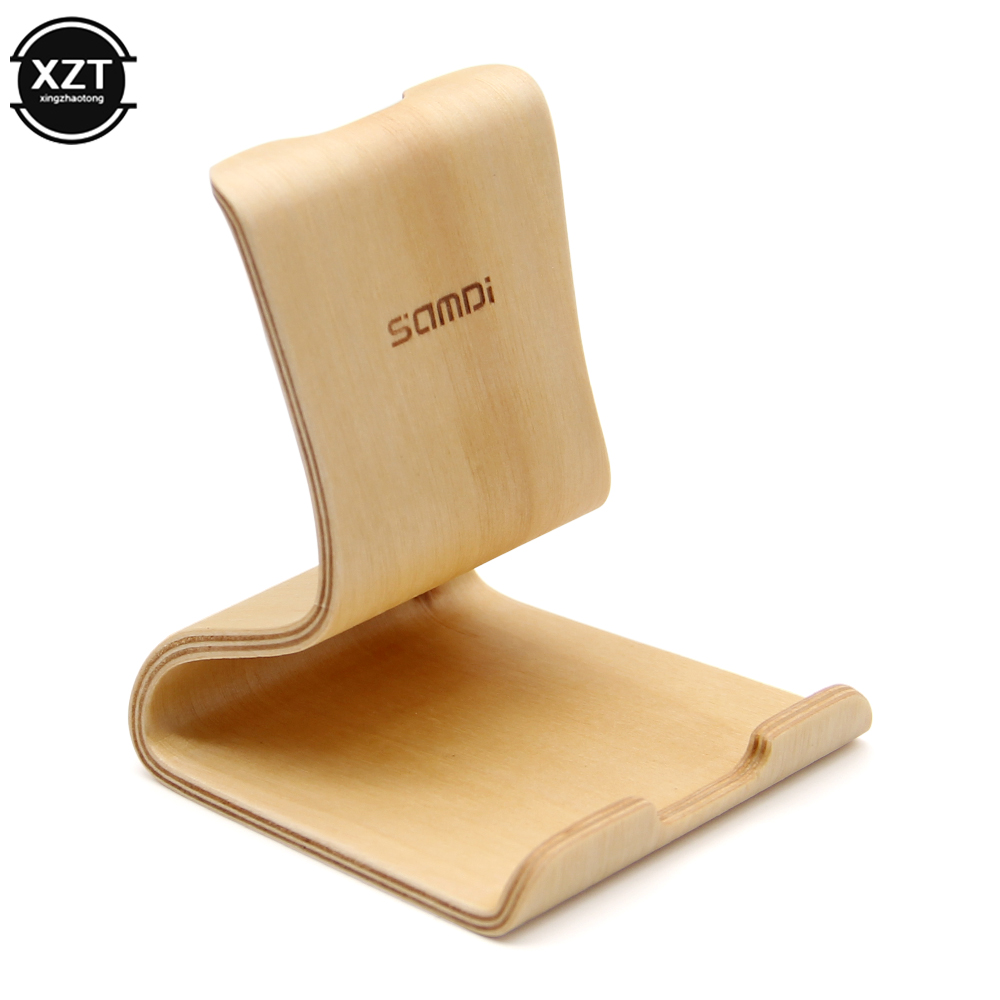 Universal Desk Phone Wood Stand