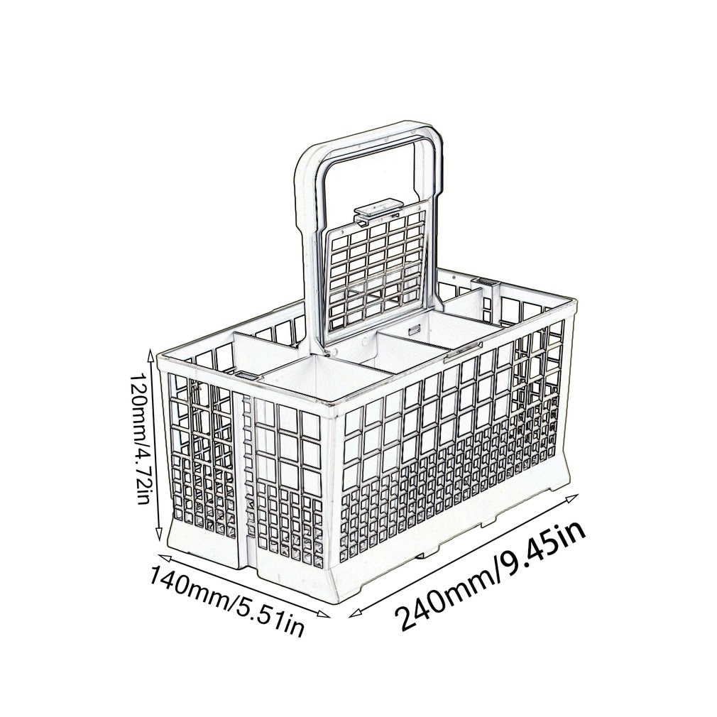 Universal Dishwasher Cutlery Basket Universal Dishwasher Cutlery Basket