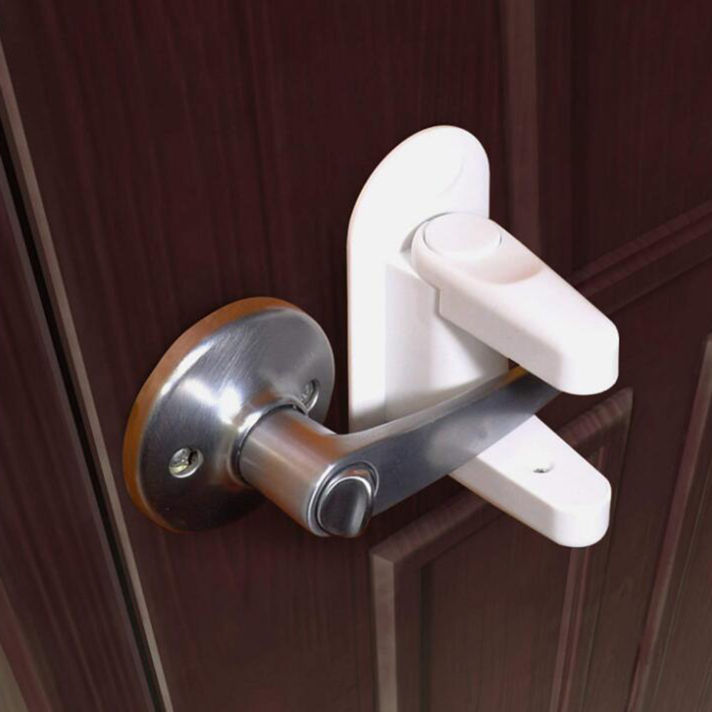 Universal Door Lever Lock Child Baby Safety Lock Rotation Proof Professional Door Adhesive Security Latch Universal Door Lever Lock Child Baby Safety Lock Rotation Proof Professional Door Adhesive Security Latch