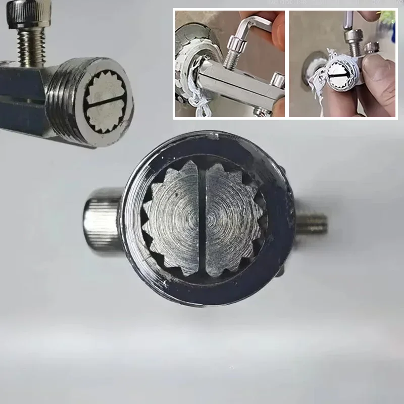 Universal Extractor for Water Pipe Breakage Multi Specification Wire Extractor Water-tap Screw Remover Angle Valve Universal Extractor for Water Pipe Breakage Multi Specification Wire Extractor Water-tap Screw Remover Angle Valve