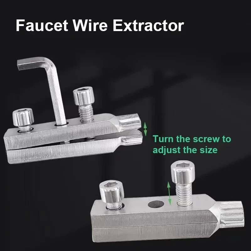 Universal Extractor for Water Pipe Breakage Multi Specification Wire Extractor Water-tap Screw Remover Angle Valve Universal Extractor for Water Pipe Breakage Multi Specification Wire Extractor Water-tap Screw Remover Angle Valve
