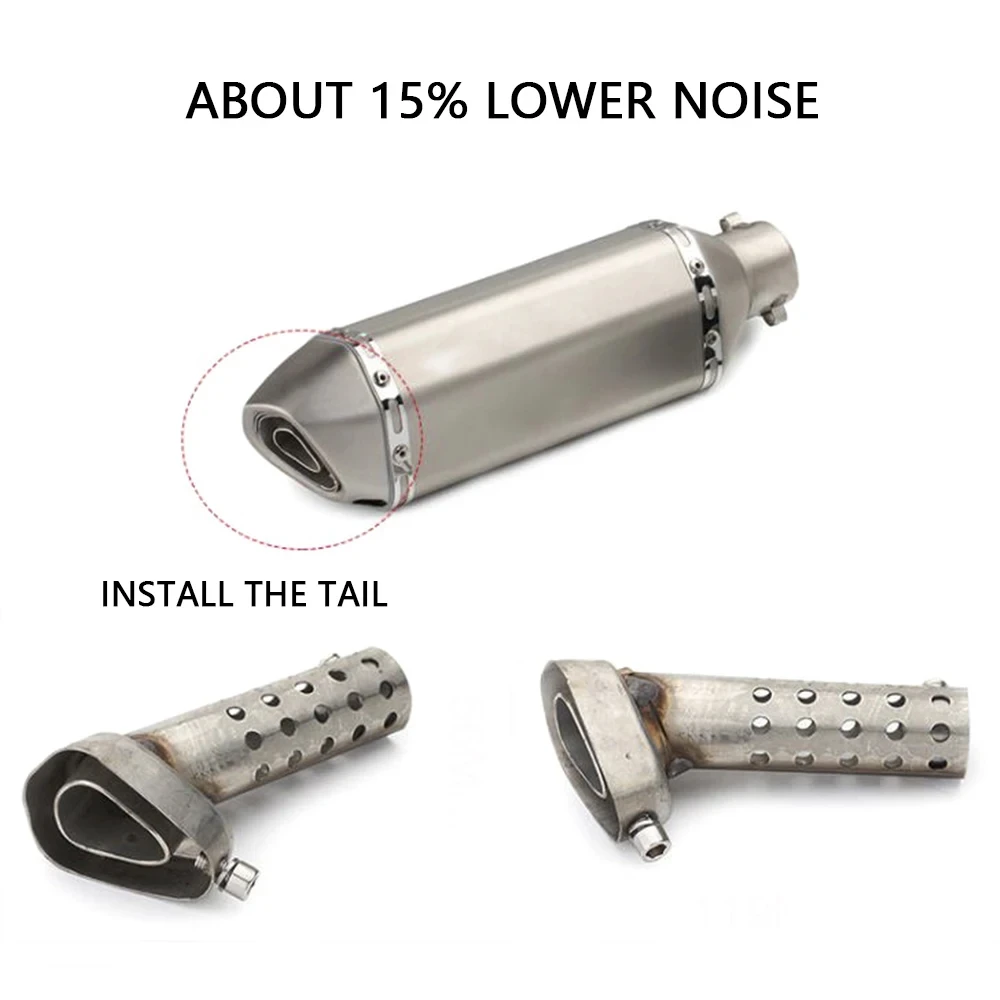 Universal Front Mid End Catalyst DB Killer for Motorcycle Exhaust Muffler Silencer Noise Sound Eliminator Universal Front Mid End Catalyst DB Killer for Motorcycle Exhaust Muffler Silencer Noise Sound Eliminator
