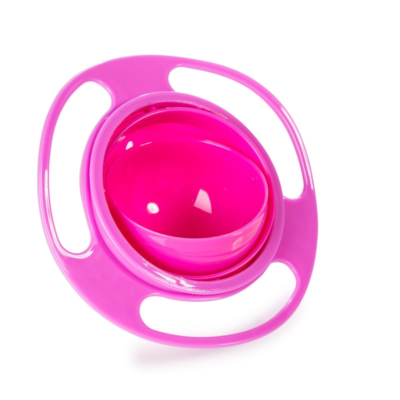 Universal Gyro Bowl 360 Degree Rotation Spill Resistant Feeding Dishes for Baby Training Children Rotary Balance Universal Gyro Bowl 360 Degree Rotation Spill Resistant Feeding Dishes for Baby Training Children Rotary Balance