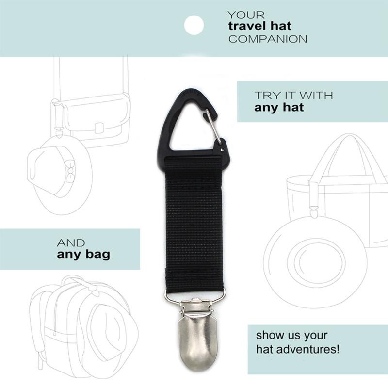 Universal Hanging Travel Hat Clip