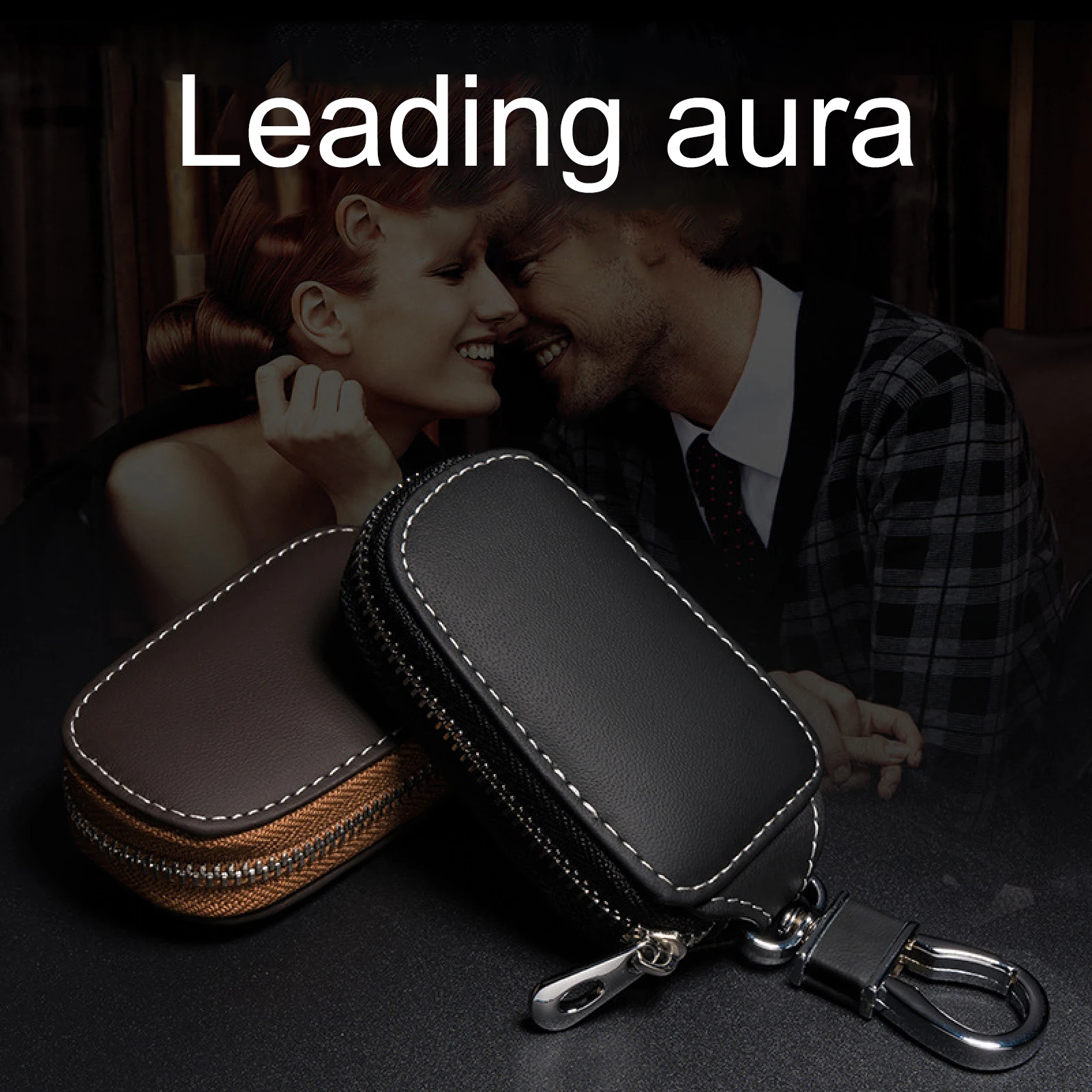 Universal Leather Car Key Fob Bag Universal Leather Car Key Fob Bag