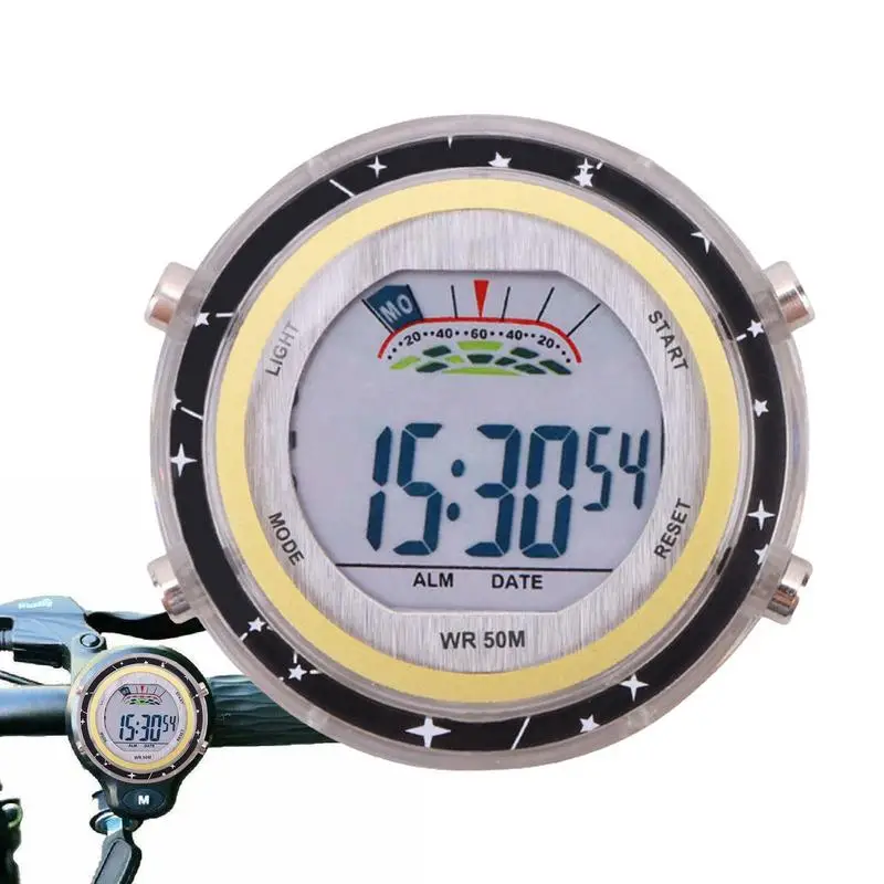 Universal Motorcycle Clocks Waterproof Luminous Motorcycle Handlebar Watch Lightweight Bike Aluminum Clock for Motor
