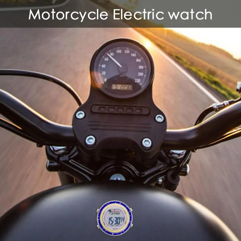 Universal Motorcycle Clocks Waterproof Luminous Motorcycle Handlebar Watch Lightweight Bike Aluminum Clock for Motor Universal Motorcycle Clocks Waterproof Luminous Motorcycle Handlebar Watch Lightweight Bike Aluminum Clock for Motor