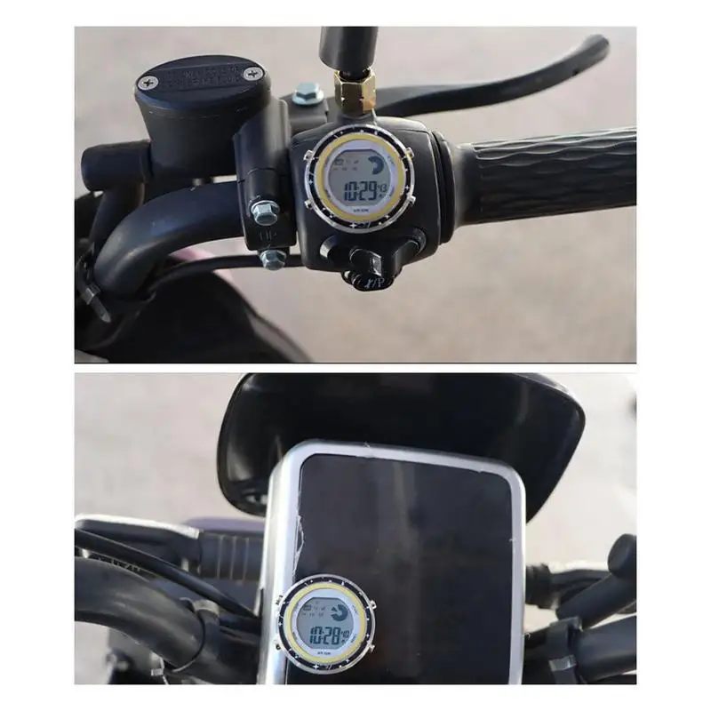 Universal Motorcycle Clocks Waterproof Luminous Motorcycle Handlebar Watch Lightweight Bike Aluminum Clock for Motor Universal Motorcycle Clocks Waterproof Luminous Motorcycle Handlebar Watch Lightweight Bike Aluminum Clock for Motor