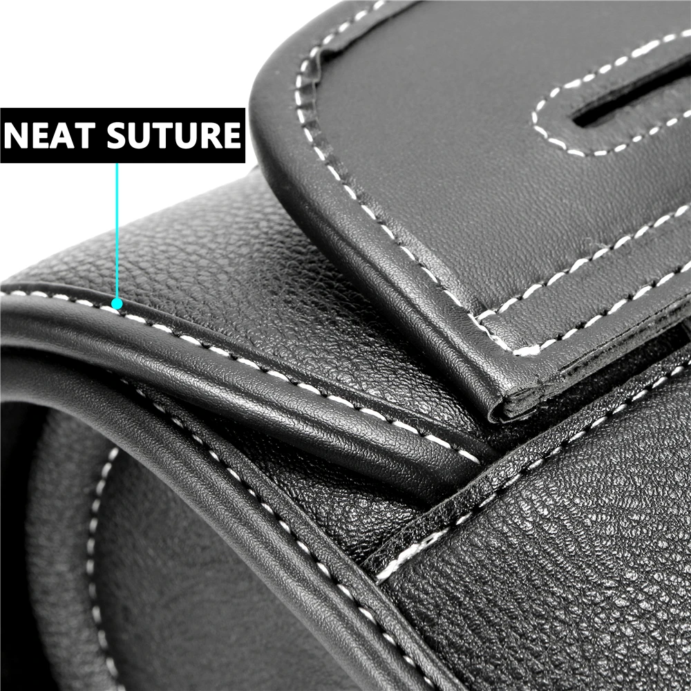 Universal Motorcycle Saddlebags Fork Bag PU Leather Luggage Pouch Side Tool Bag Saddle Bag for for Honda for Bmw for