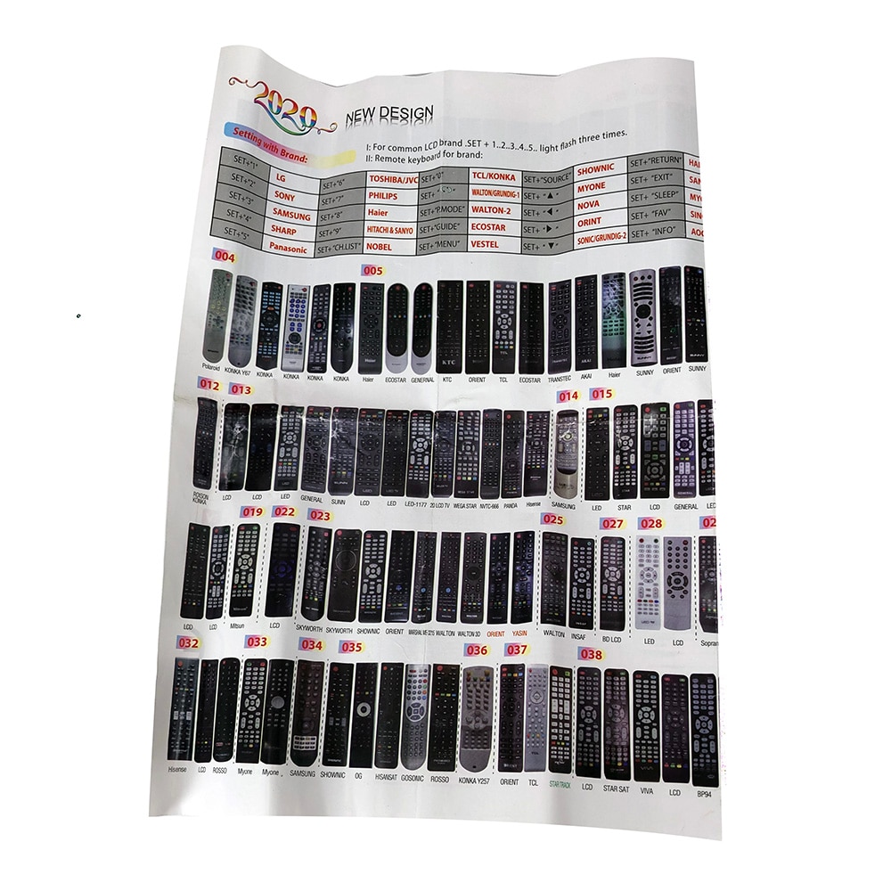 Universal Remote Control for LCD/LED TV