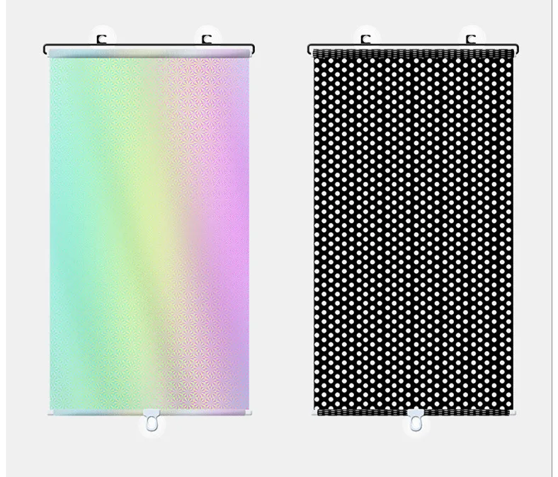 Universal Roller Blinds Suction Cup Sunshade Nail-free Blackout Curtain Car Bedroom Kitchen Office Window Sun-shading