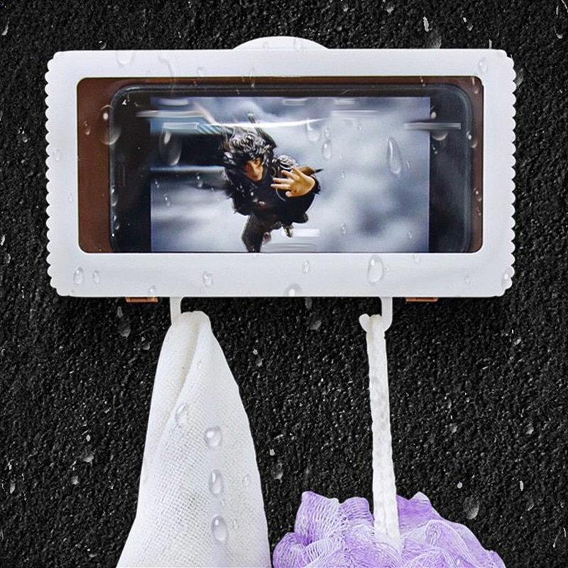 Universal Shower Phone Mount with Hooks