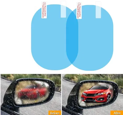 Universal Side Mirror Waterproof Films (2pcs) Universal Side Mirror Waterproof Films (2pcs)