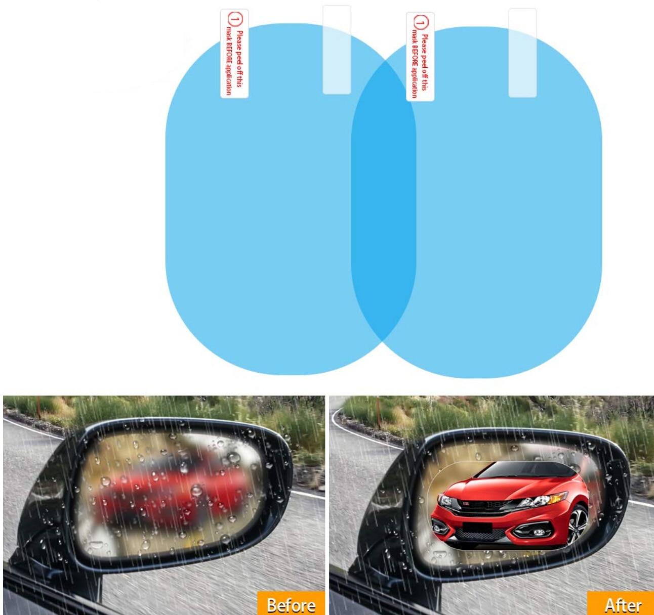 Universal Side Mirror Waterproof Films (2pcs) Universal Side Mirror Waterproof Films (2pcs)